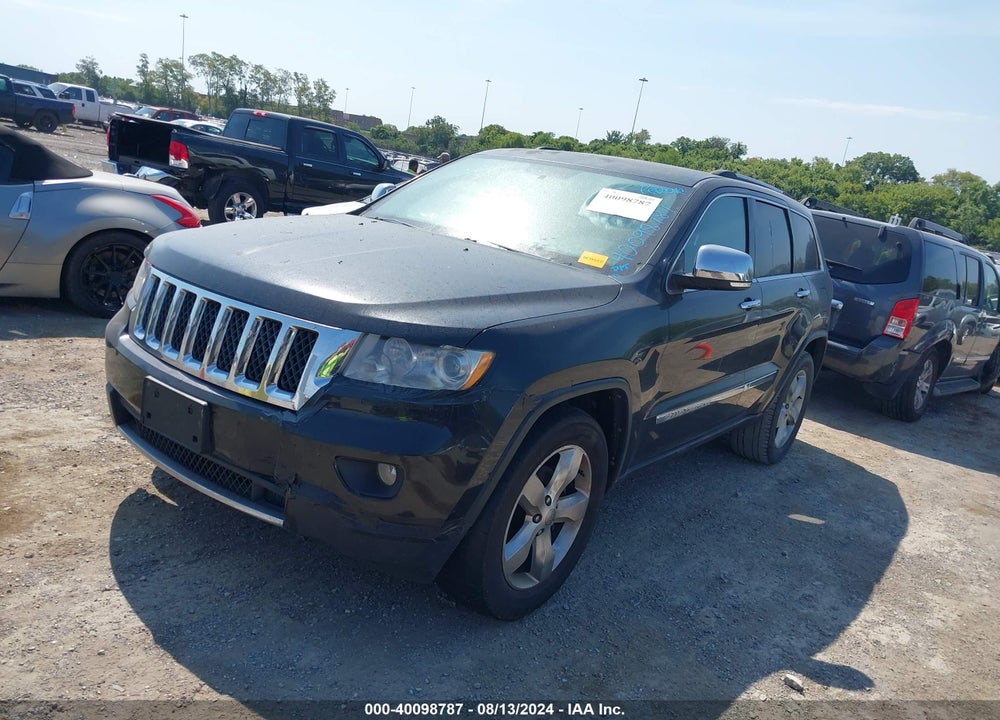 2012 JEEP GRAND CHEROKEE OVERLAND VIN: 1C4RJECGXCC239889