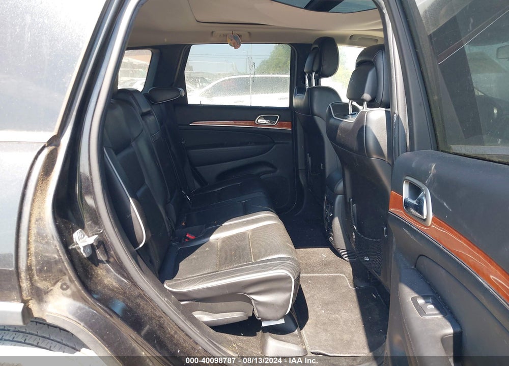 2012 JEEP GRAND CHEROKEE OVERLAND VIN: 1C4RJECGXCC239889
