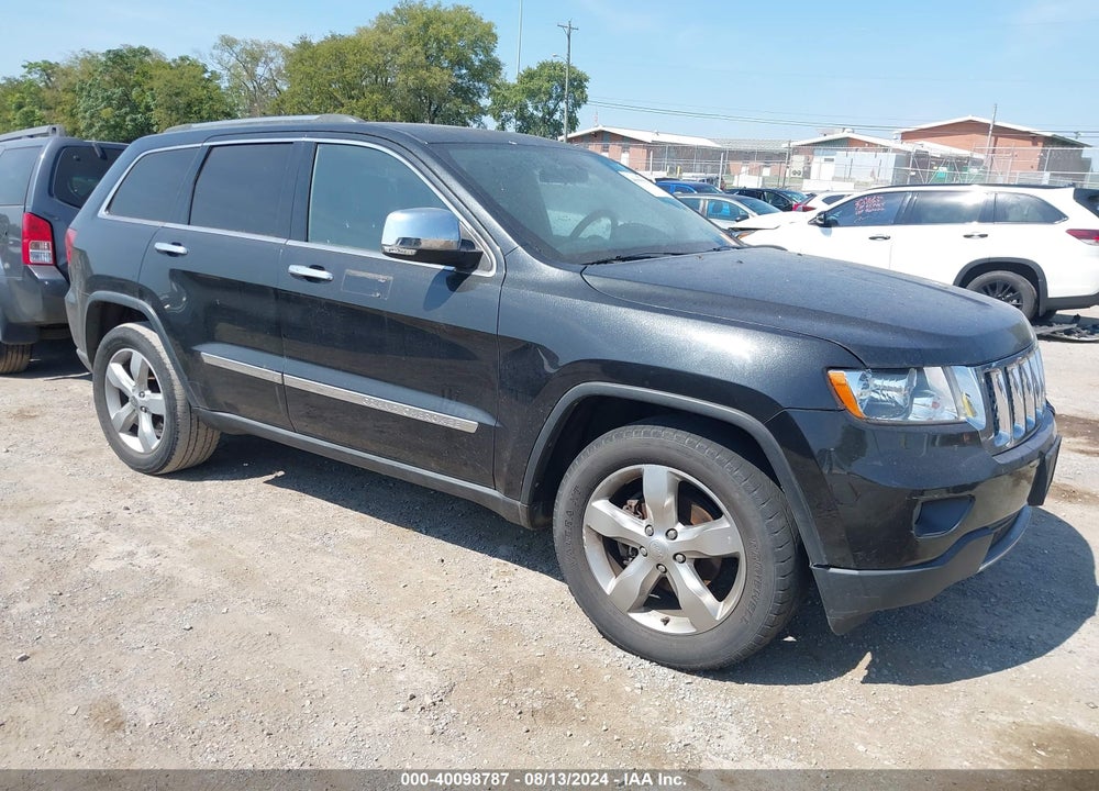 2012 JEEP GRAND CHEROKEE OVERLAND VIN: 1C4RJECGXCC239889