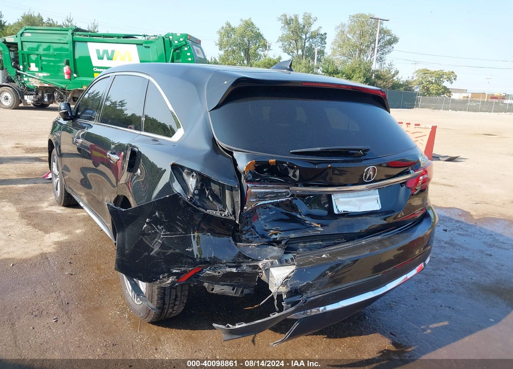 2017 ACURA MDX VIN: 5FRYD3H36HB002998