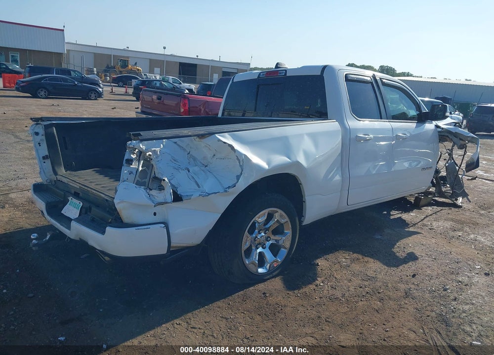 2019 RAM 1500 BIG HORN/LONE STAR QUAD CAB 4X2 6'4 BOX VIN: 1C6RREBT7KN913109