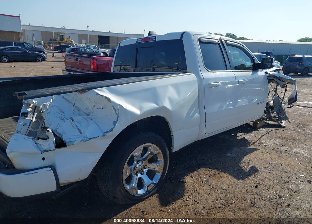 2019 RAM 1500 BIG HORN/LONE STAR QUAD CAB 4X2 6'4 BOX VIN: 1C6RREBT7KN913109