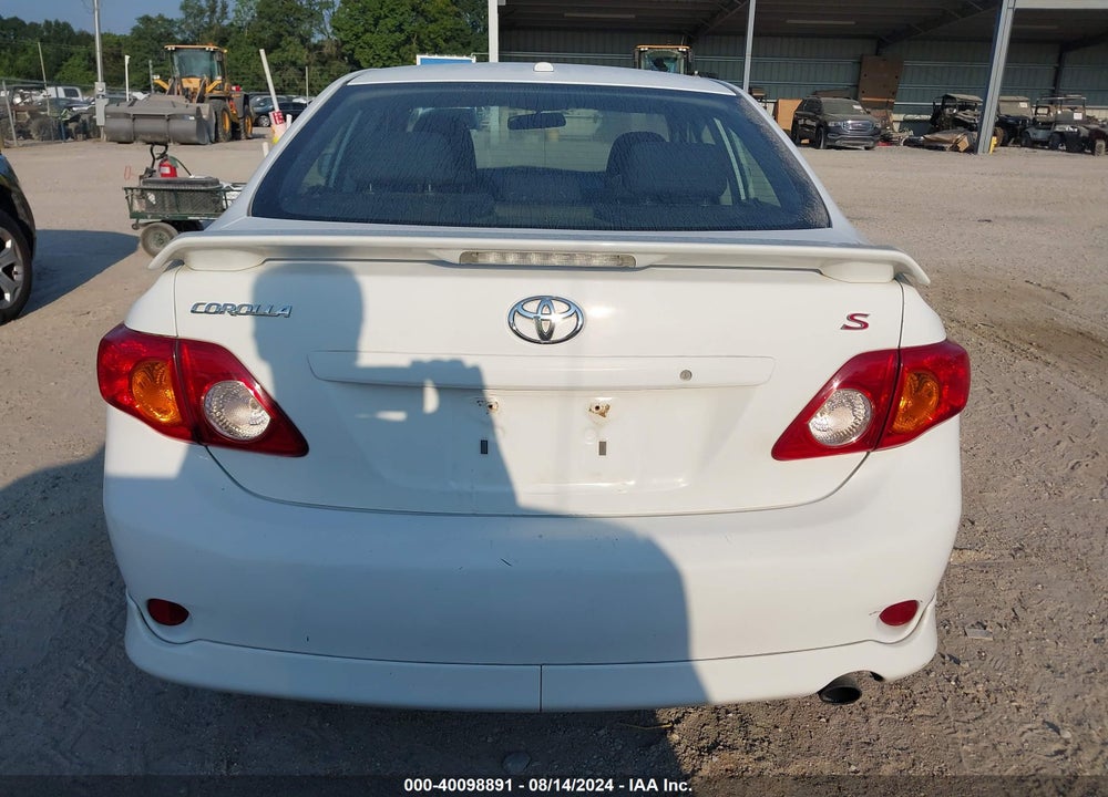 2009 TOYOTA COROLLA S VIN: 1NXBU40E29Z083108