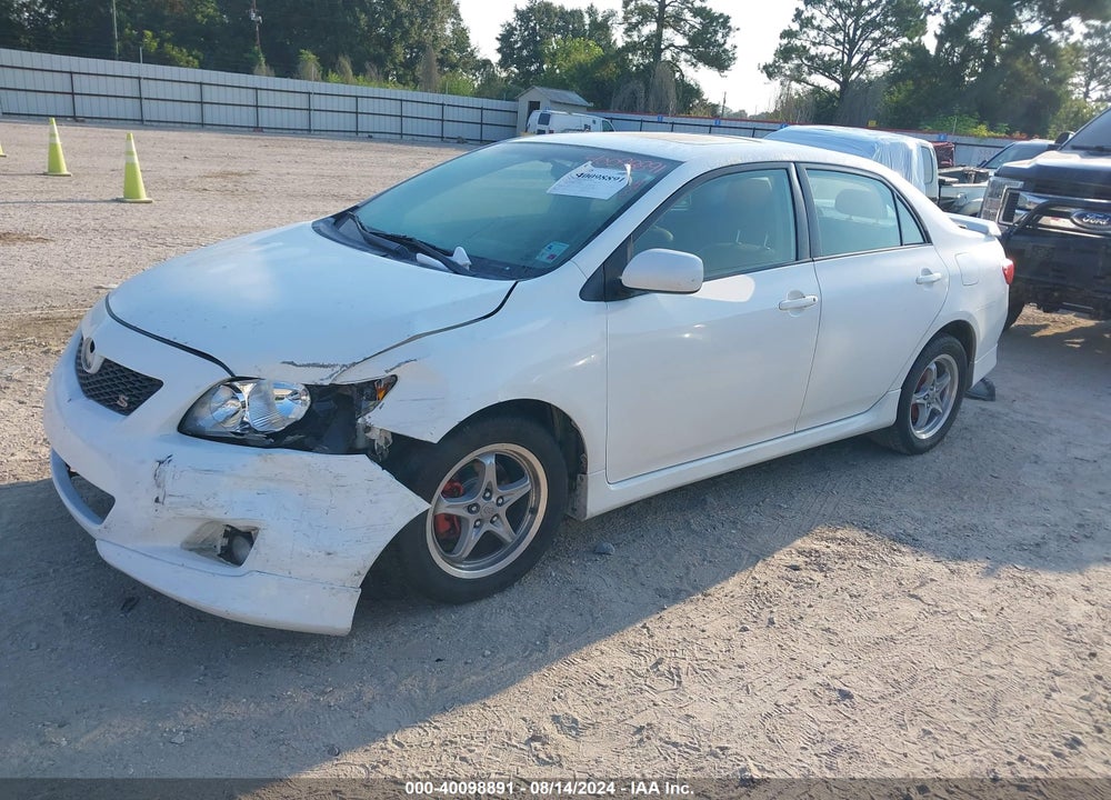 2009 TOYOTA COROLLA S VIN: 1NXBU40E29Z083108