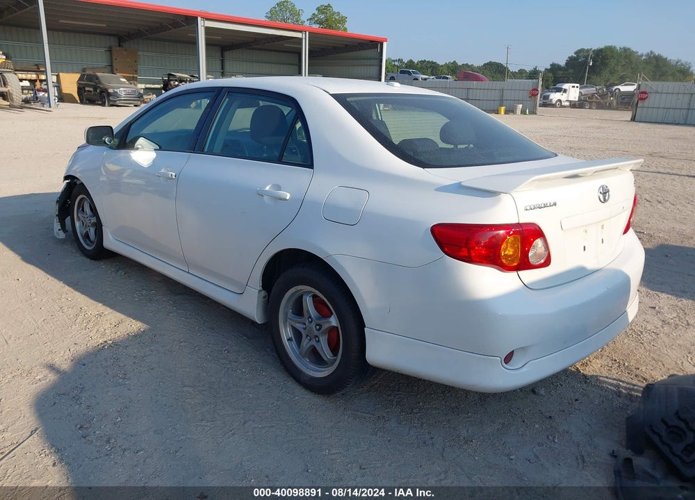 2009 TOYOTA COROLLA S VIN: 1NXBU40E29Z083108