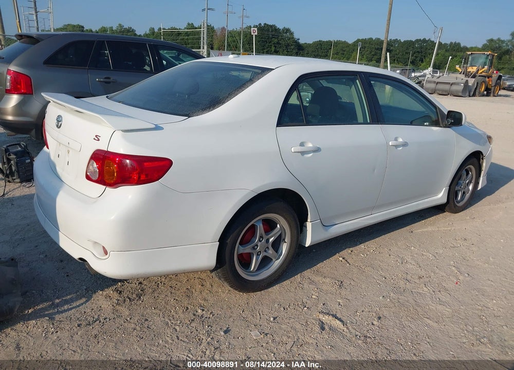 2009 TOYOTA COROLLA S VIN: 1NXBU40E29Z083108