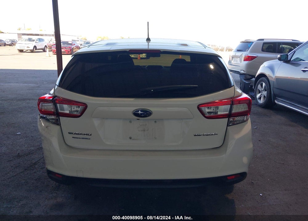 2018 SUBARU IMPREZA VIN: 4S3GTAA6XJ3750780