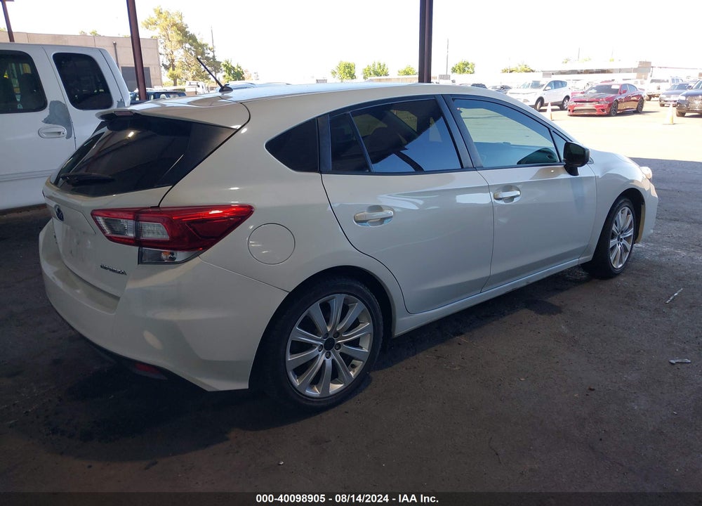 2018 SUBARU IMPREZA VIN: 4S3GTAA6XJ3750780