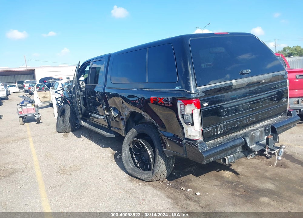 2018 FORD F-250 PLATINUM VIN: 1FT7W2BT9JEC78447
