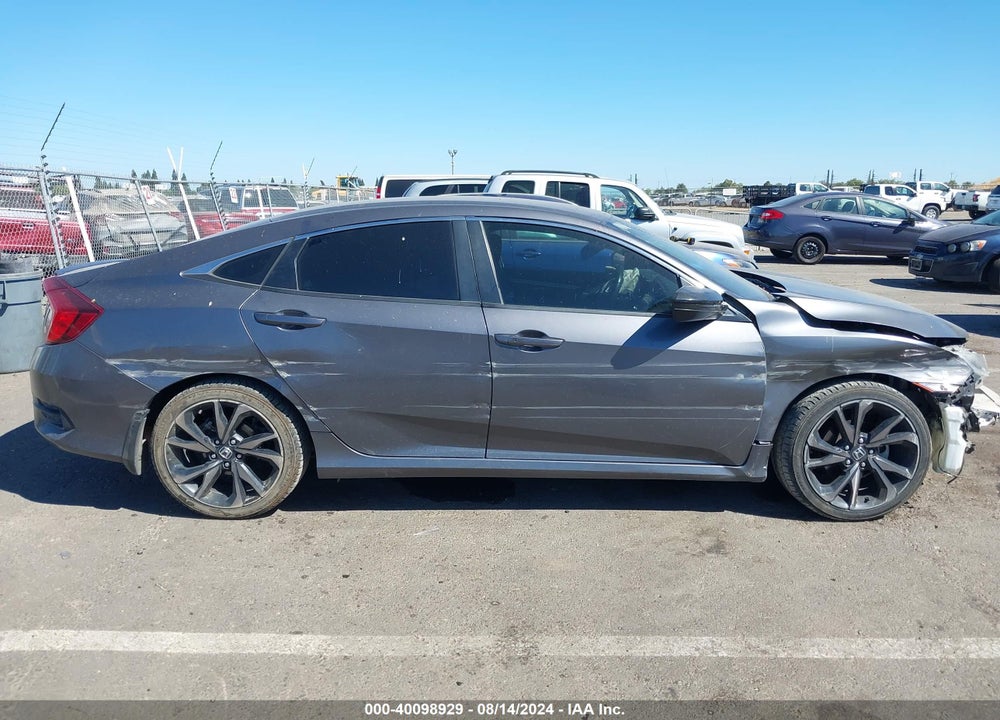 2019 HONDA CIVIC SPORT VIN: 2HGFC2F8XKH591190
