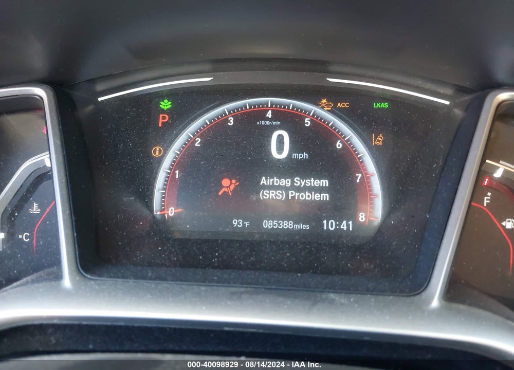2019 HONDA CIVIC SPORT VIN: 2HGFC2F8XKH591190