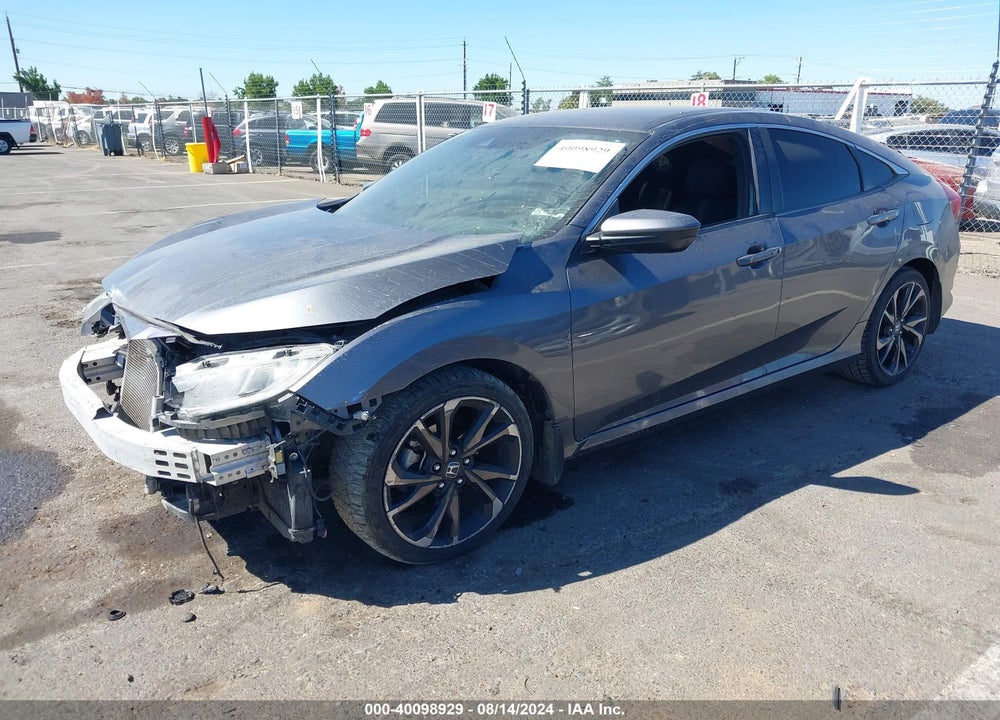 2019 HONDA CIVIC SPORT VIN: 2HGFC2F8XKH591190