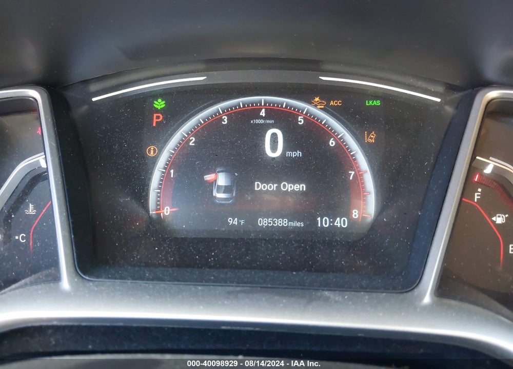 2019 HONDA CIVIC SPORT VIN: 2HGFC2F8XKH591190