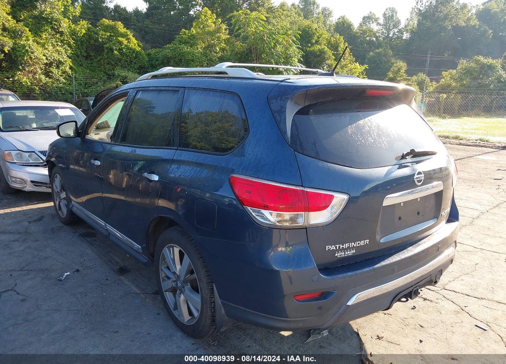2015 NISSAN PATHFINDER PLATINUM VIN: 5N1AR2MN5FC668570