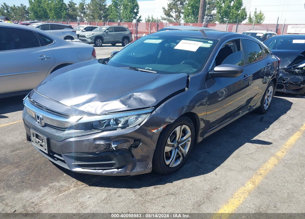 2016 HONDA CIVIC LX VIN: 2HGFC2F52GH570864