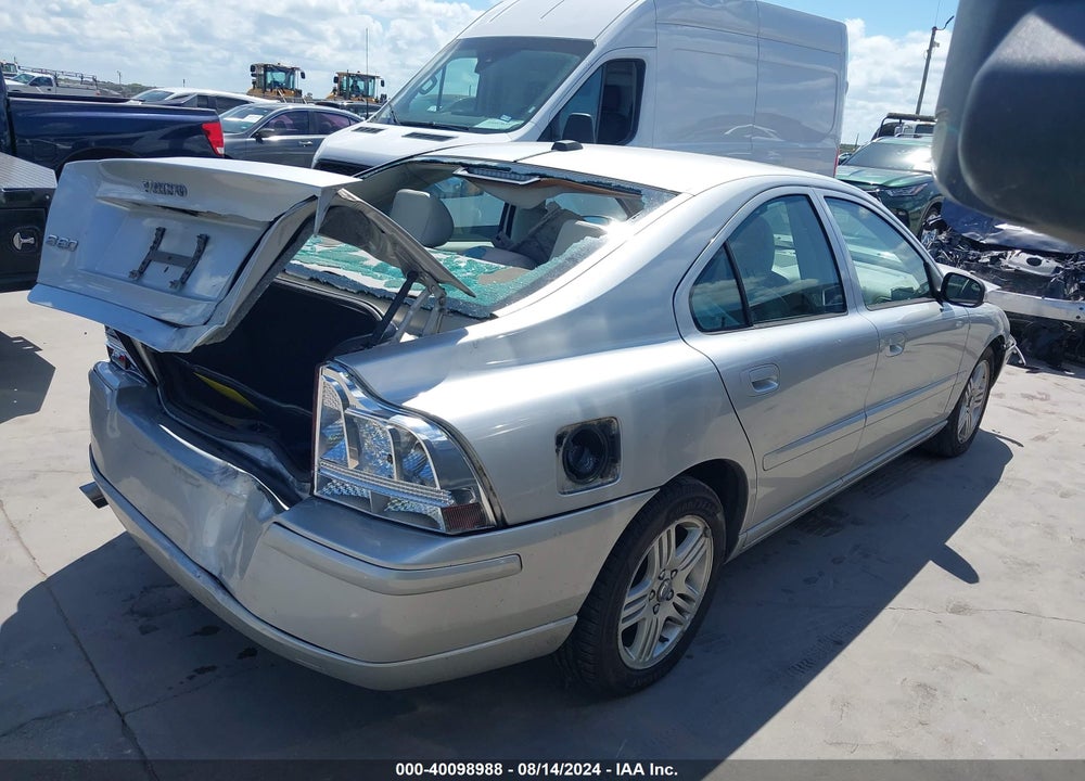 2007 VOLVO S60 2.5T VIN: YV1RS592X72619376