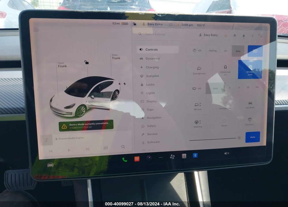 2019 TESLA MODEL 3 LONG RANGE/PERFORMANCE VIN: 5YJ3E1EB9KF213032