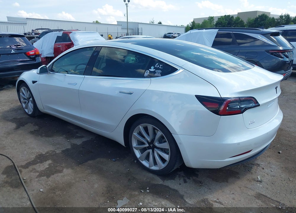 2019 TESLA MODEL 3 LONG RANGE/PERFORMANCE VIN: 5YJ3E1EB9KF213032