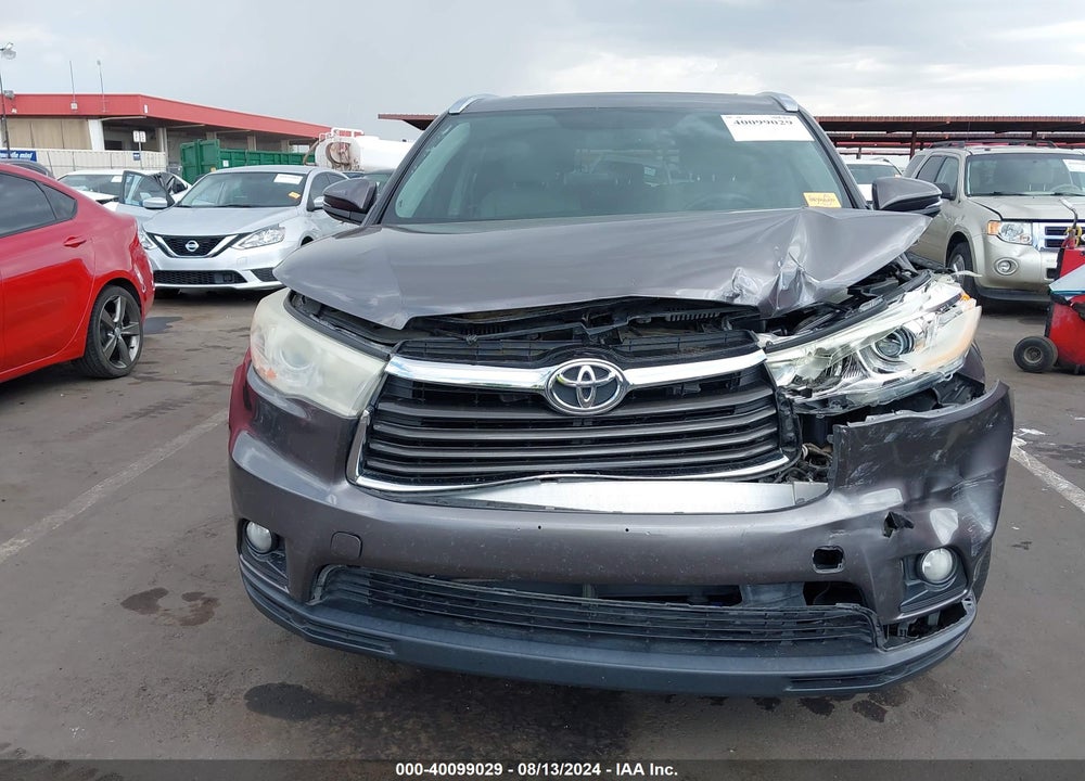 2014 TOYOTA HIGHLANDER XLE V6 VIN: 5TDKKRFH6ES034050