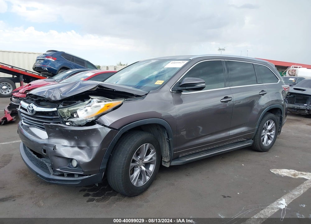2014 TOYOTA HIGHLANDER XLE V6 VIN: 5TDKKRFH6ES034050