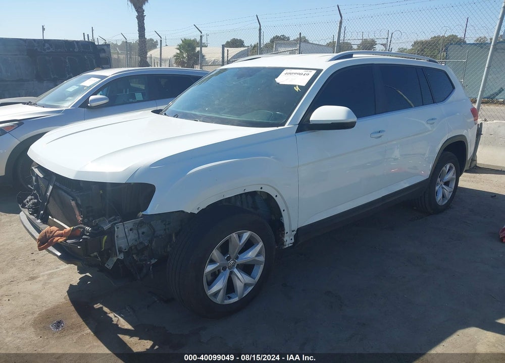 2018 VOLKSWAGEN ATLAS VIN: 1V2CR2CA7JC567811