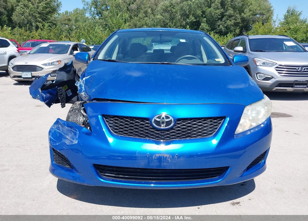 2009 TOYOTA COROLLA LE VIN: 2T1BU40E89C177348