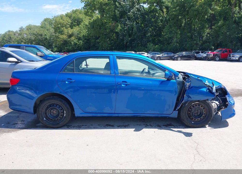 2009 TOYOTA COROLLA LE VIN: 2T1BU40E89C177348