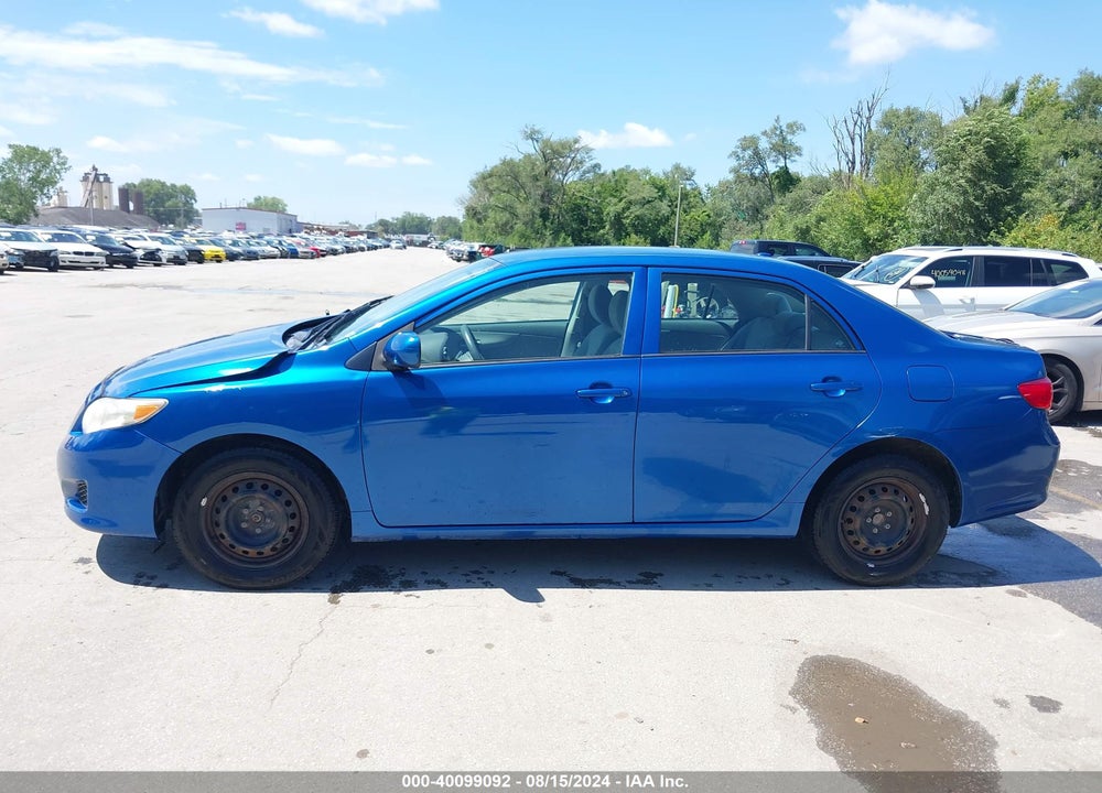 2009 TOYOTA COROLLA LE VIN: 2T1BU40E89C177348