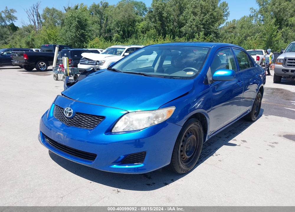 2009 TOYOTA COROLLA LE VIN: 2T1BU40E89C177348