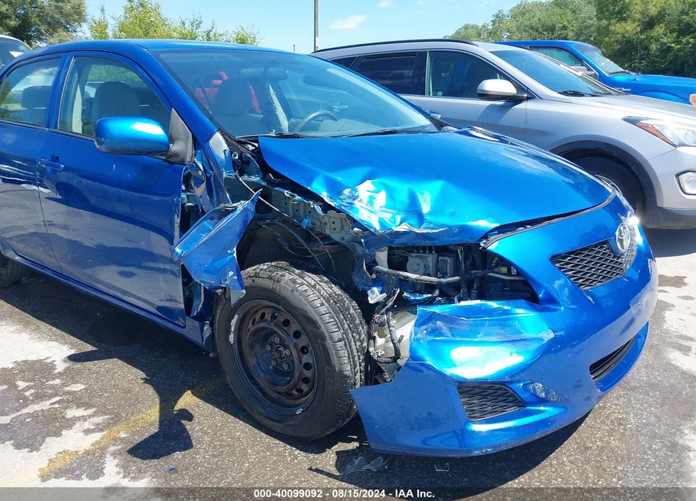 2009 TOYOTA COROLLA LE VIN: 2T1BU40E89C177348