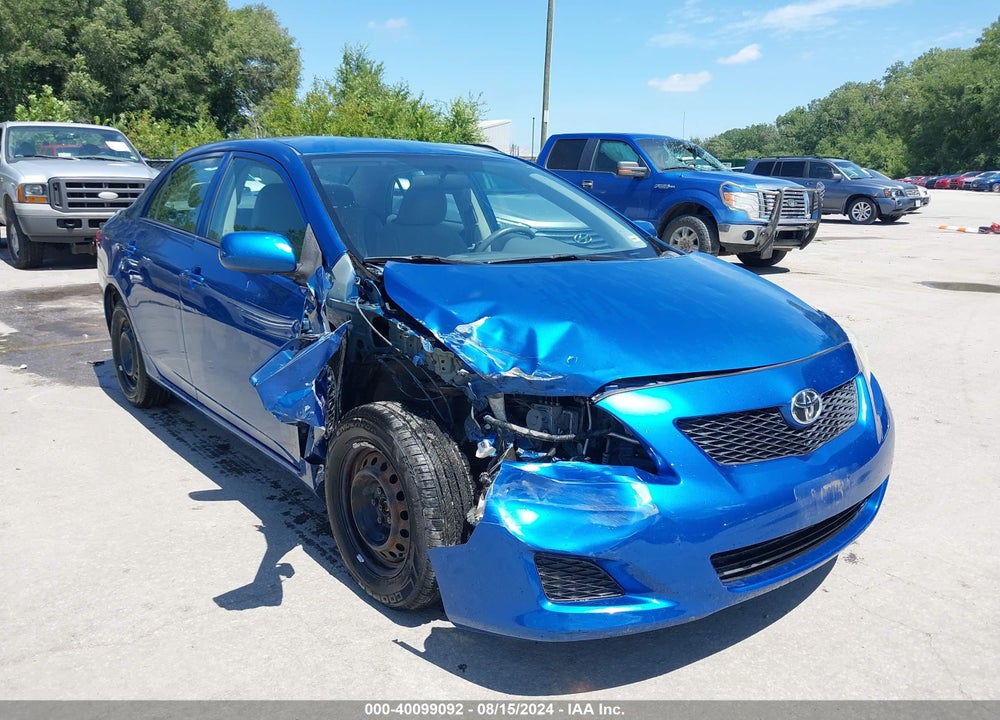 2009 TOYOTA COROLLA LE VIN: 2T1BU40E89C177348