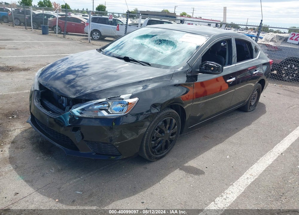 2016 NISSAN SENTRA SV VIN: 3N1AB7AP1GL663595