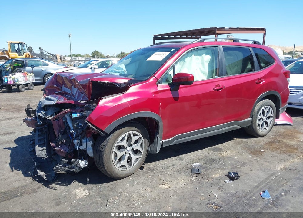 2019 SUBARU FORESTER PREMIUM VIN: JF2SKAGC0KH580123