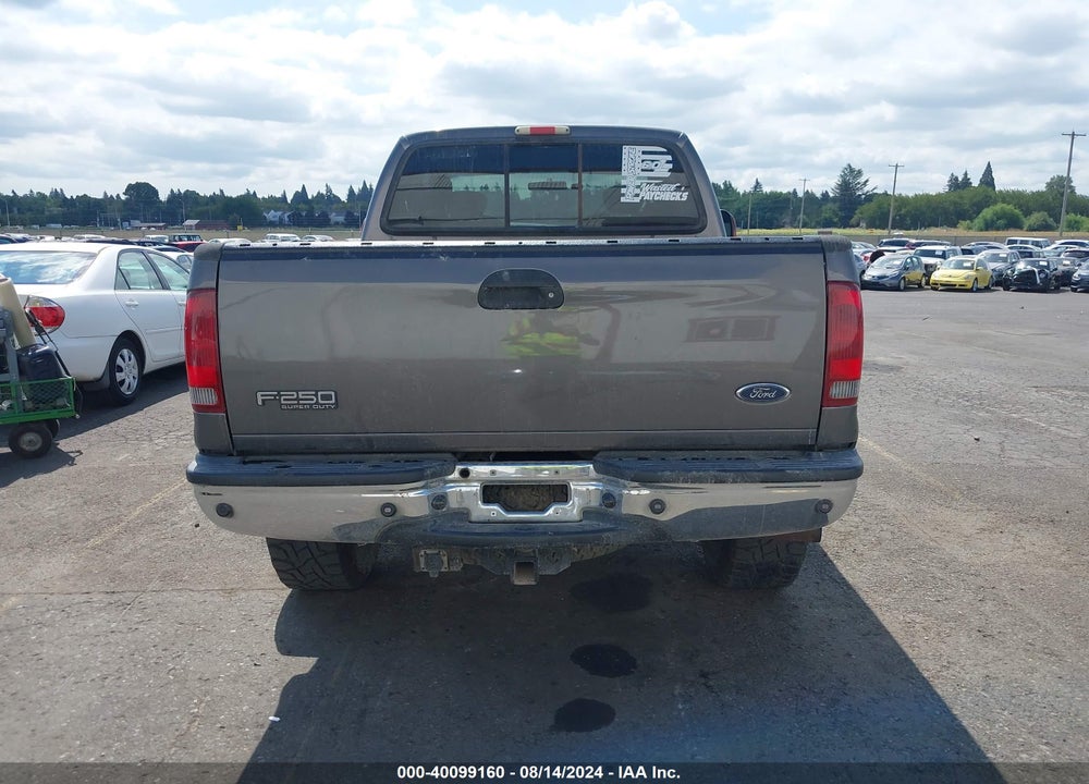 2004 FORD F250 SUPER DUTY VIN: 1FTNX21P54EA28233