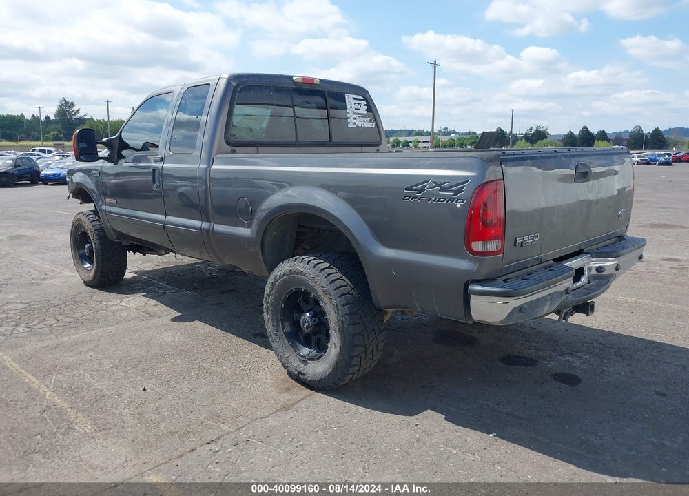 2004 FORD F250 SUPER DUTY VIN: 1FTNX21P54EA28233