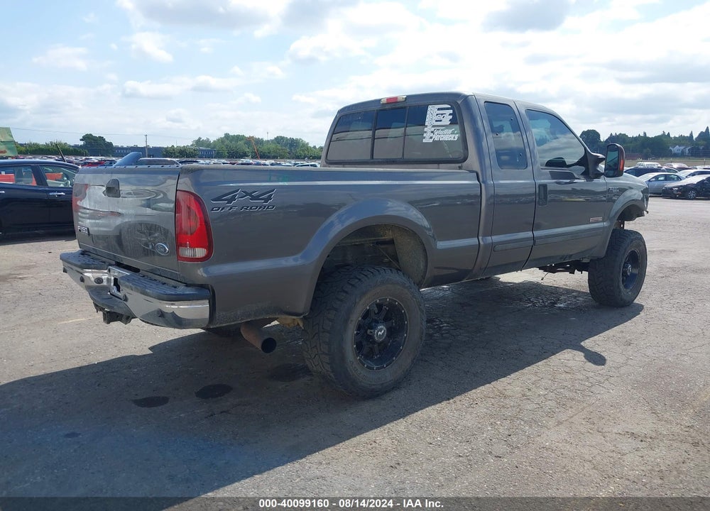 2004 FORD F250 SUPER DUTY VIN: 1FTNX21P54EA28233