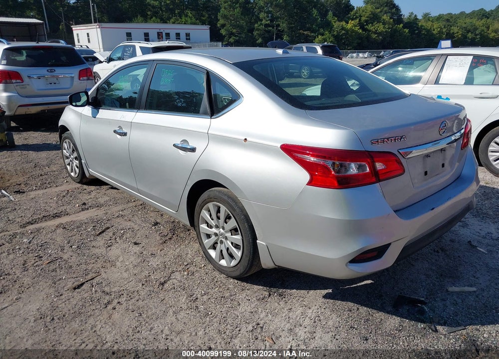 2017 NISSAN SENTRA SV VIN: 3N1AB7AP0HY334505