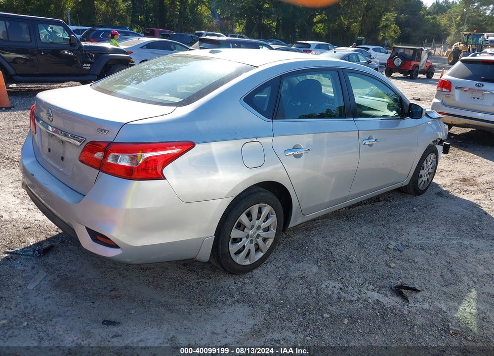 2017 NISSAN SENTRA SV VIN: 3N1AB7AP0HY334505