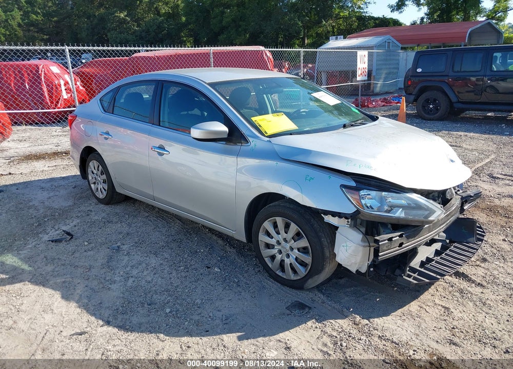 2017 NISSAN SENTRA SV VIN: 3N1AB7AP0HY334505