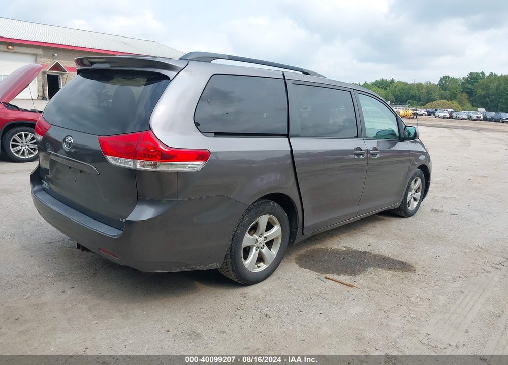 2011 TOYOTA SIENNA LE V6 VIN: 5TDKK3DC1BS009539