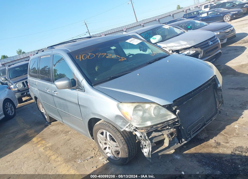 2005 HONDA ODYSSEY EX-L VIN: 5FNRL386X5B109258