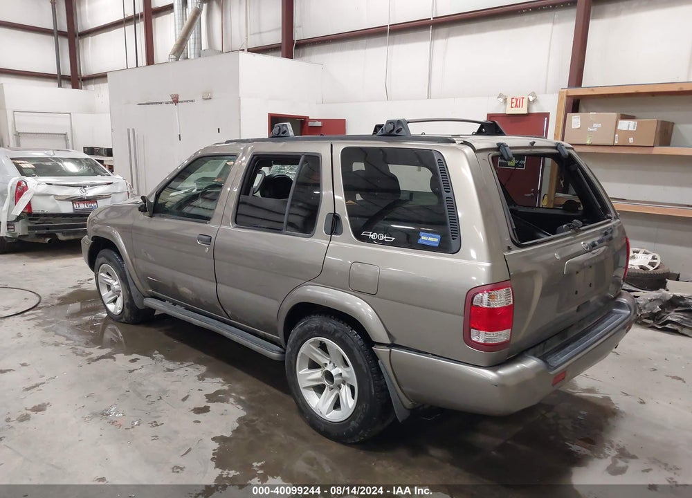 2003 NISSAN PATHFINDER LE VIN: JN8DR09Y43W802475