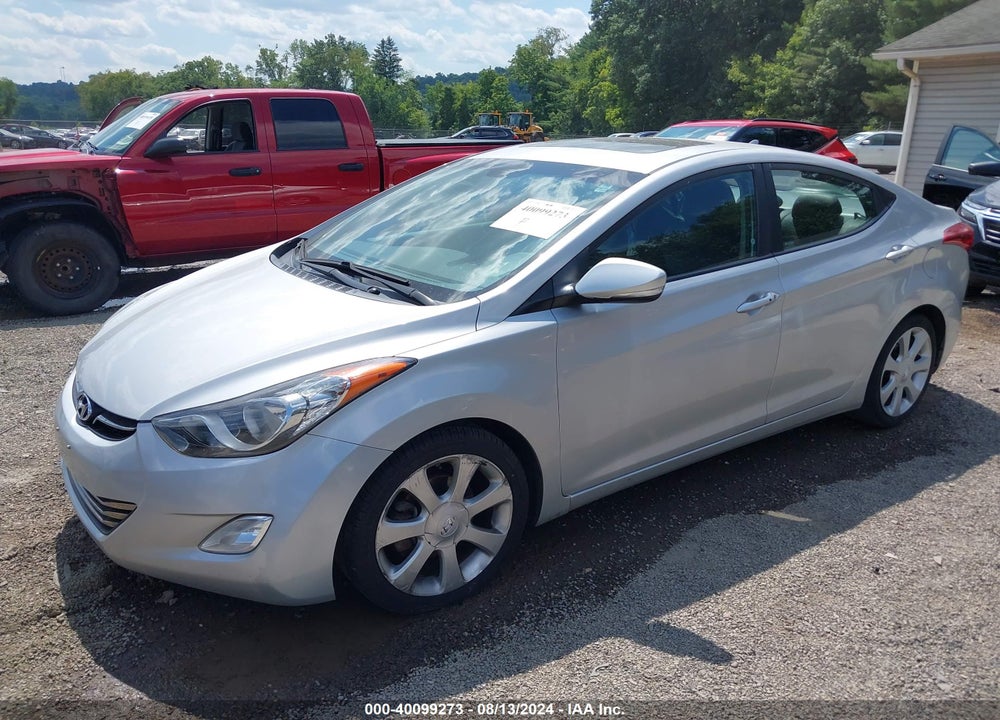 2013 HYUNDAI ELANTRA LIMITED VIN: KMHDH4AE9DU787309