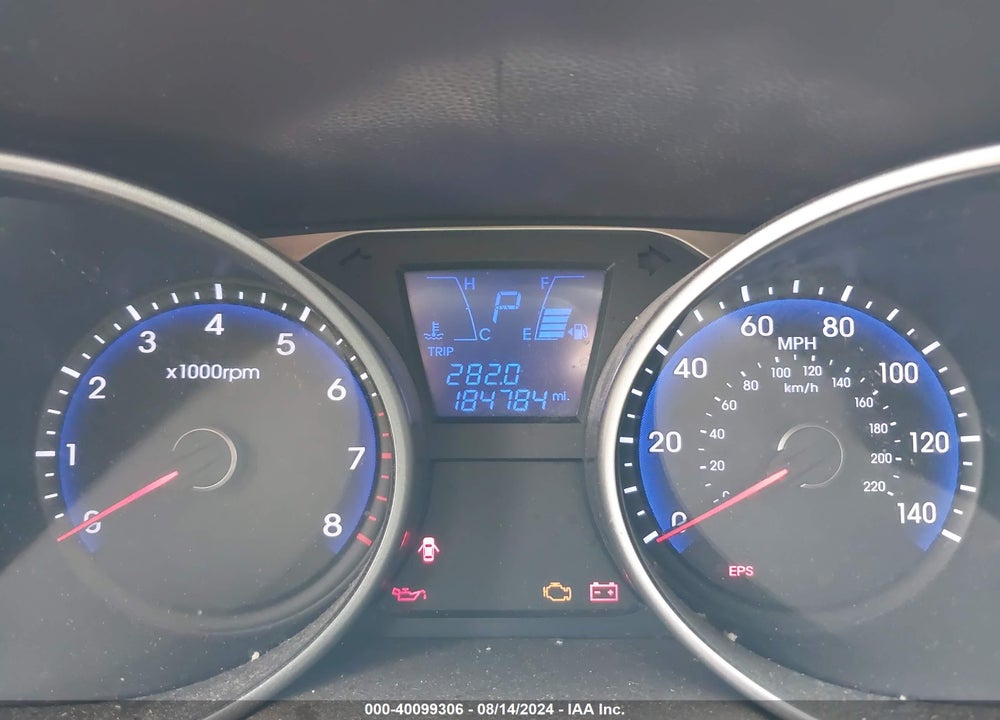 2012 HYUNDAI TUCSON GLS VIN: KM8JU3AC7CU349295