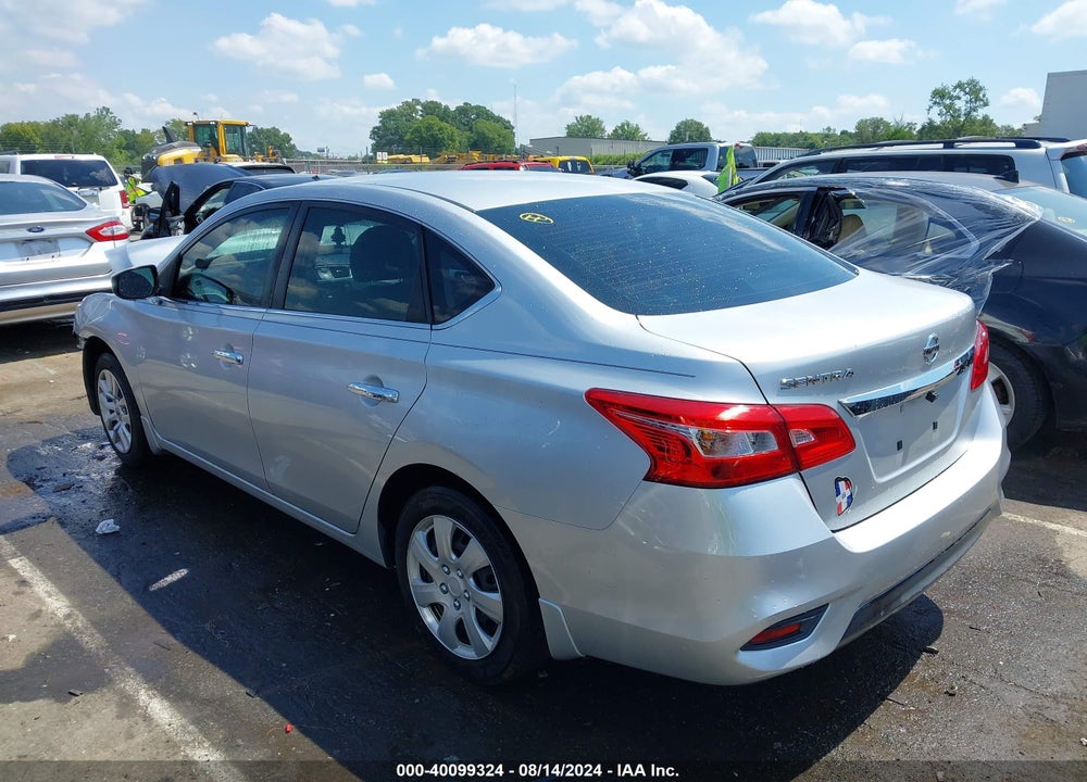 2016 NISSAN SENTRA S VIN: 3N1AB7AP4GY302817