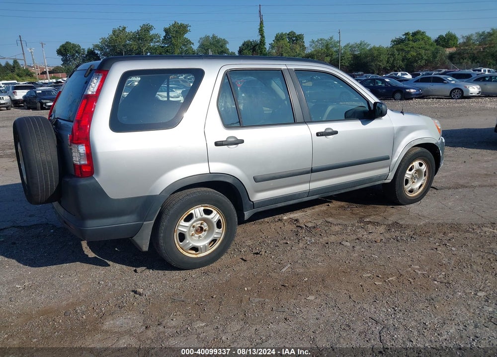 2005 HONDA CR-V LX VIN: JHLRD785X5C034248