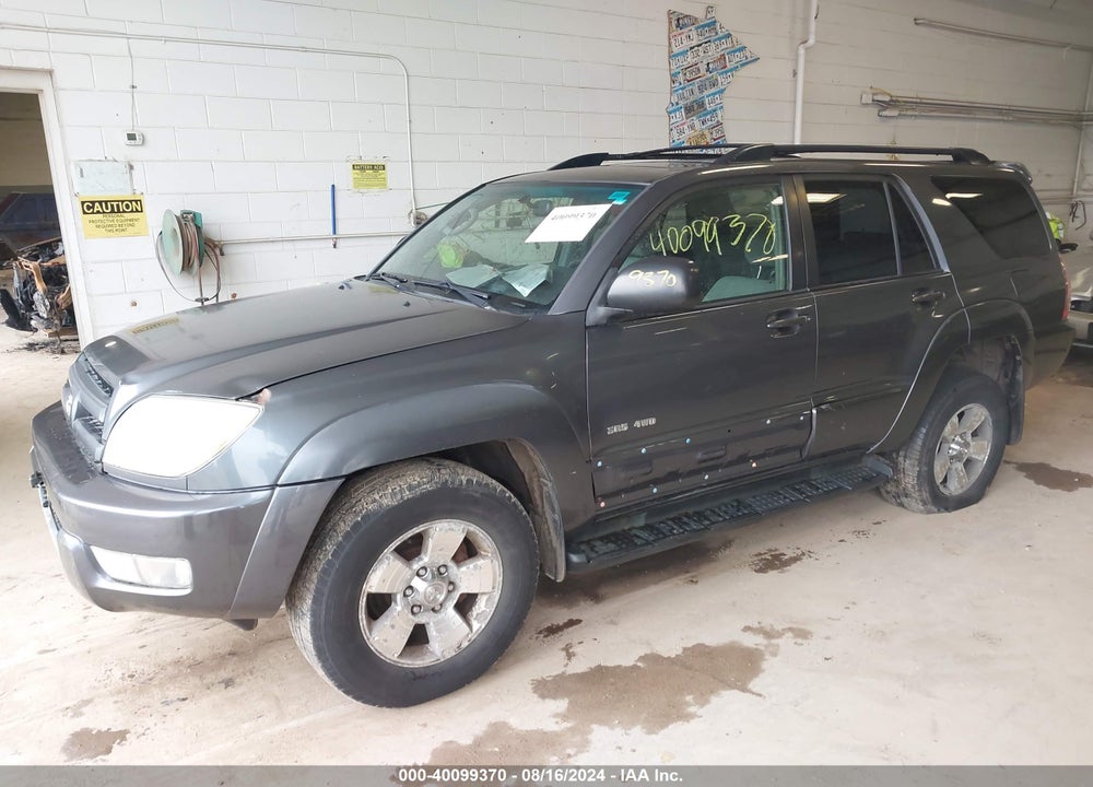 2004 TOYOTA 4RUNNER SR5 V6 VIN: JTEBU14R648014919