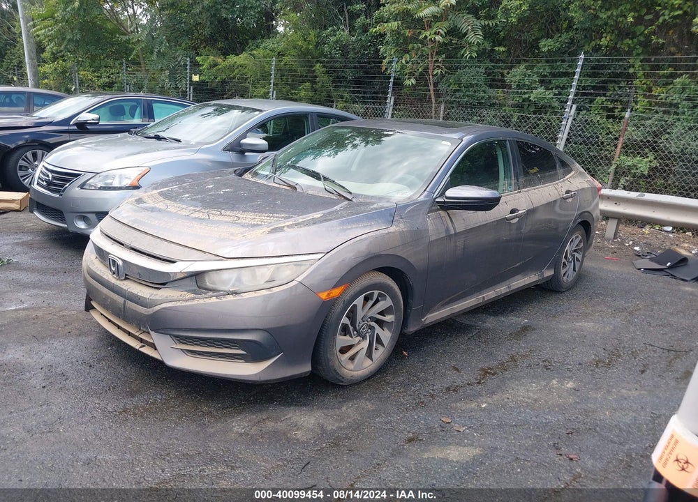 2018 HONDA CIVIC EX VIN: 19XFC2F72JE203000