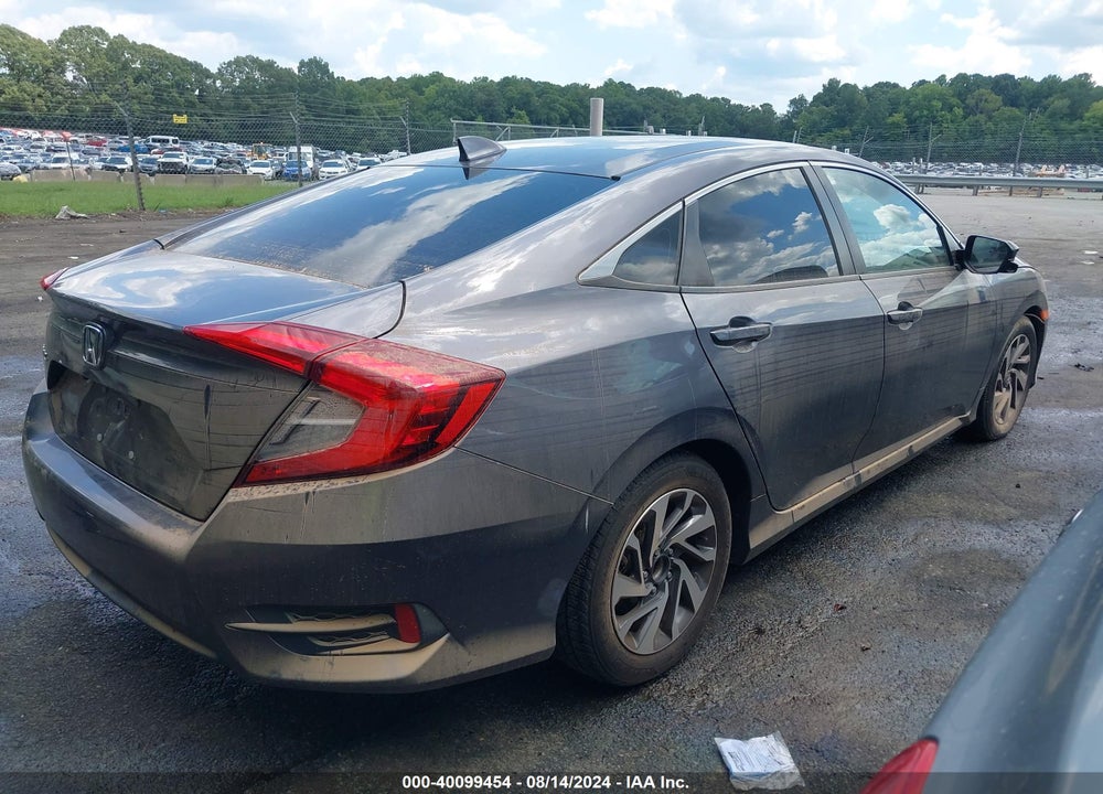 2018 HONDA CIVIC EX VIN: 19XFC2F72JE203000