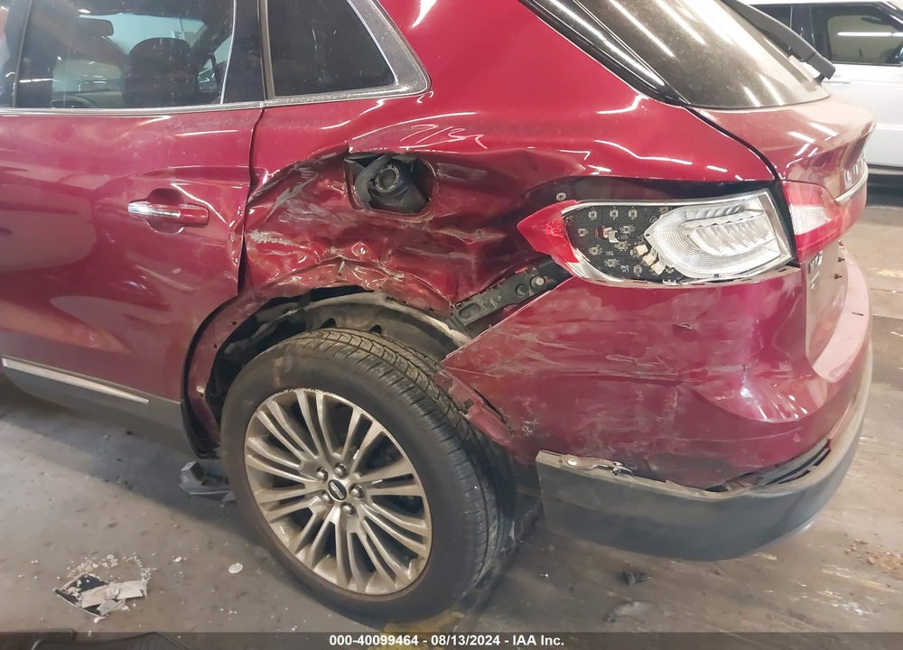 2016 LINCOLN MKX RESERVE VIN: 2LMTJ8LR9GBL62968